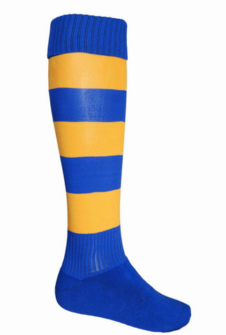 Sports Socks in Royal/Gold
