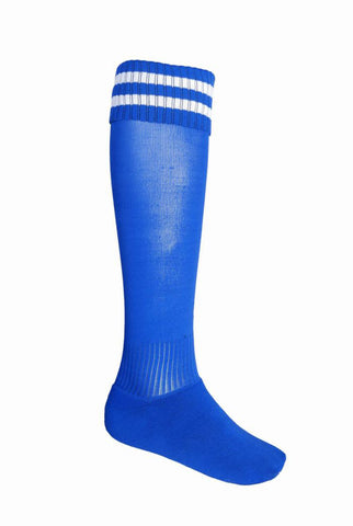 Sports Socks in Royal/White