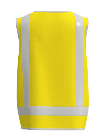 Unisex Adults Hi-Vis Vest With Reflective Tape detail