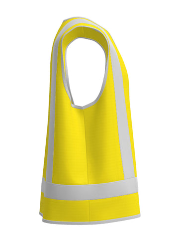 Unisex Adults Hi-Vis Vest With Reflective Tape detail