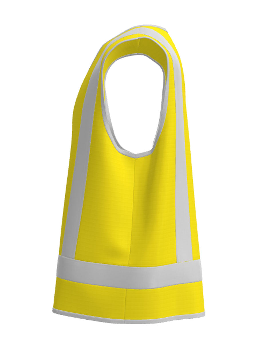 Unisex Adults Hi-Vis Vest With Reflective Tape detail