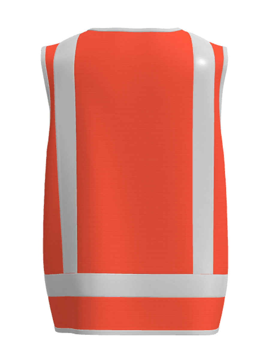 Unisex Adults Hi-Vis Vest With Reflective Tape detail