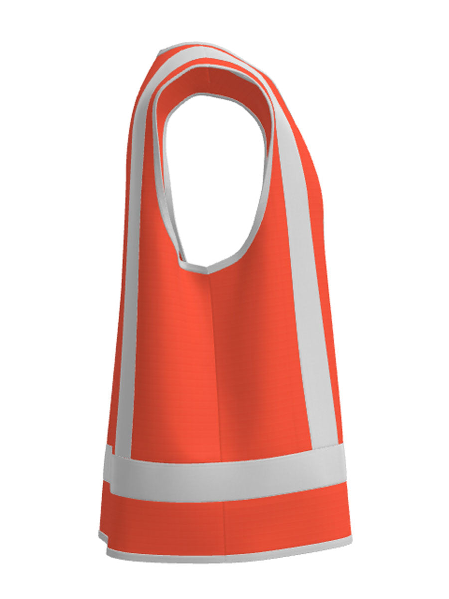 Unisex Adults Hi-Vis Vest With Reflective Tape detail