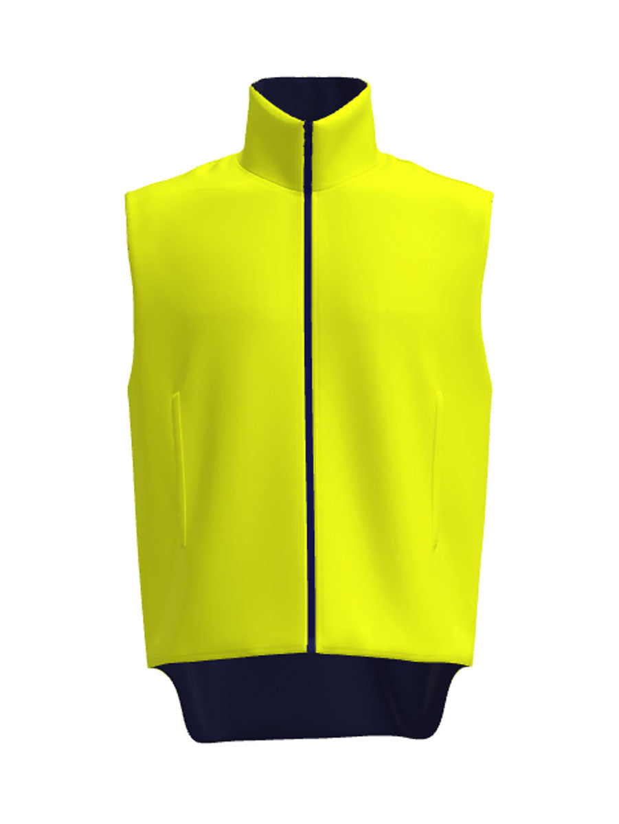 Unisex Adults Hi-Vis Reversible Vest detail