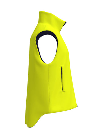 Unisex Adults Hi-Vis Reversible Vest detail
