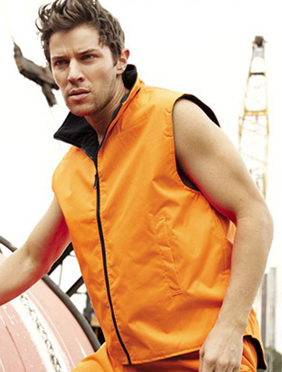 Unisex Adults Hi-Vis Reversible Vest, Bocini