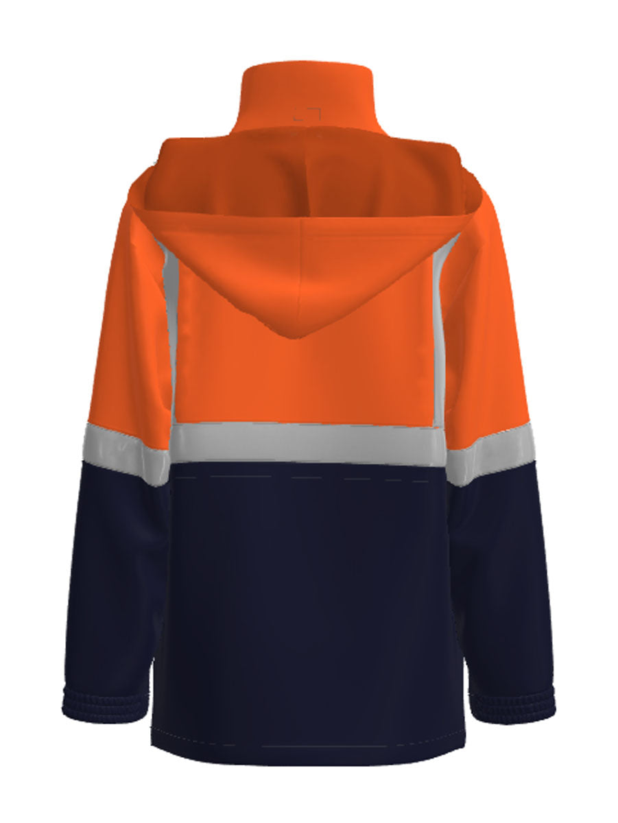 Unisex Adults Hi-Vis Polar Fleece Lined Jacket With Reflective Tape detail