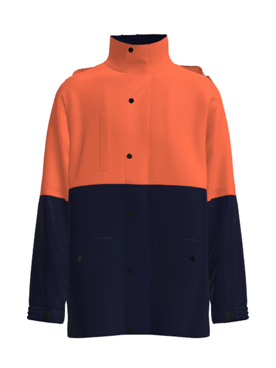 Unisex Adults Hi-Vis Polar Fleece Lined Jacket detail