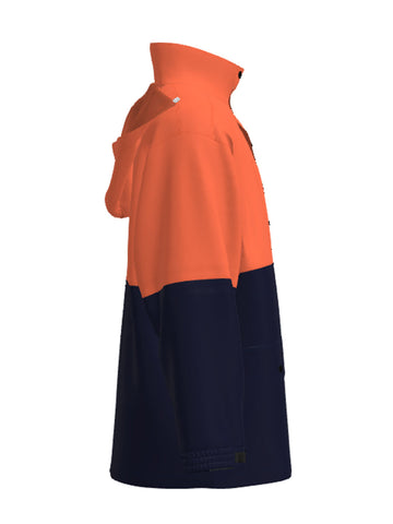 Unisex Adults Hi-Vis Polar Fleece Lined Jacket detail