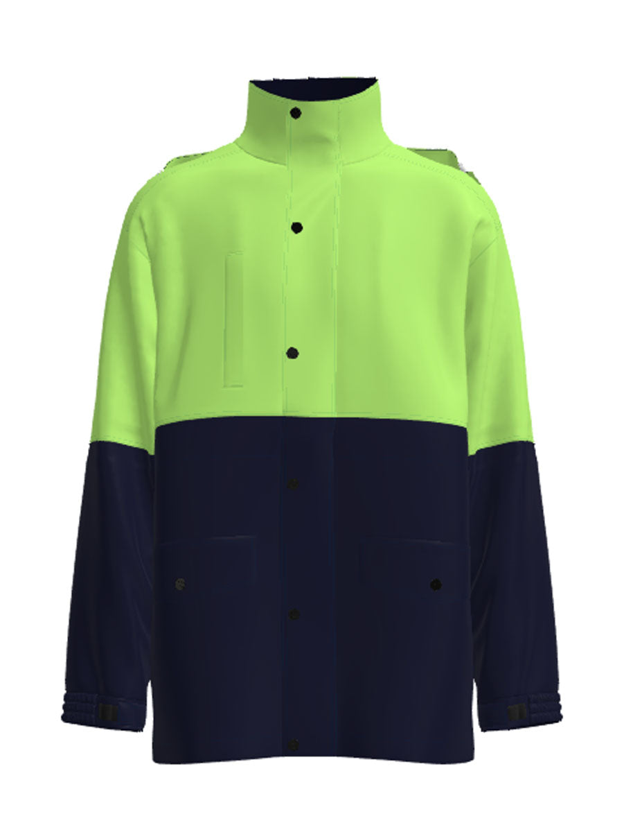Unisex Adults Hi-Vis Polar Fleece Lined Jacket detail