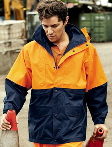 Unisex Adults Hi-Vis Polar Fleece Lined Jacket, Bocini