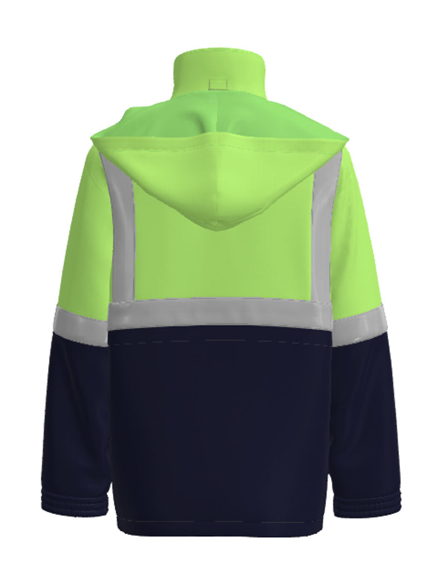 Unisex Adults Hi-Vis Mesh Lining Jacket With Reflective Tape detail
