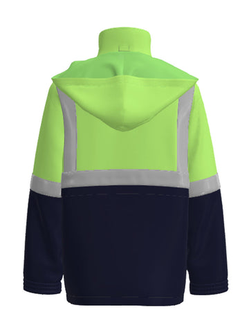 Unisex Adults Hi-Vis Mesh Lining Jacket With Reflective Tape detail
