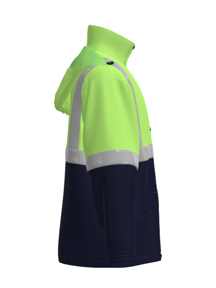 Unisex Adults Hi-Vis Mesh Lining Jacket With Reflective Tape detail