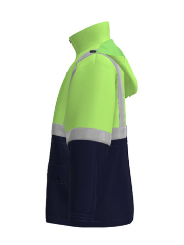 Unisex Adults Hi-Vis Mesh Lining Jacket With Reflective Tape detail
