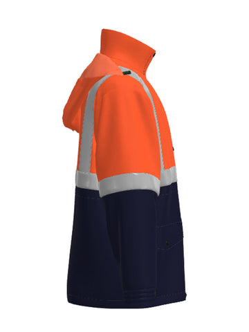 Unisex Adults Hi-Vis Mesh Lining Jacket With Reflective Tape detail