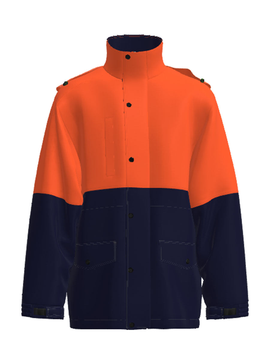 Unisex Adults Hi-Vis Mesh Lining Jacket detail