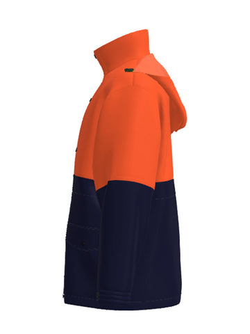Unisex Adults Hi-Vis Mesh Lining Jacket detail