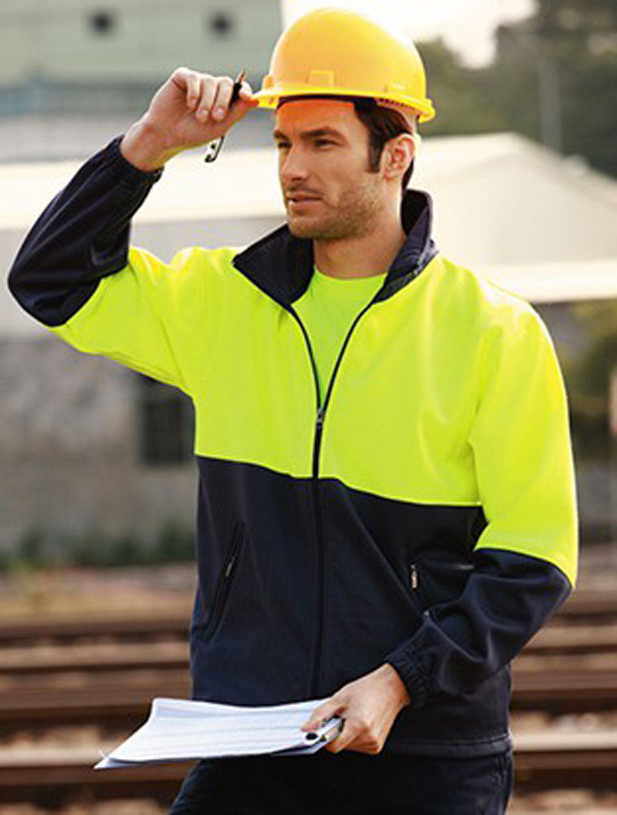 Unisex Adults Hi-Vis Full Zip Fleece, Bocini