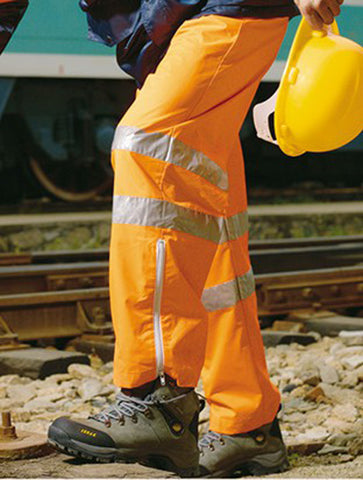 Unisex Adutls Hi-Vis Pants With Reflective Tape, Bocini