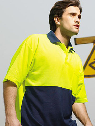 Unisex Adults Hi-Vis Poly/Cotton Polo S/S, Bocini