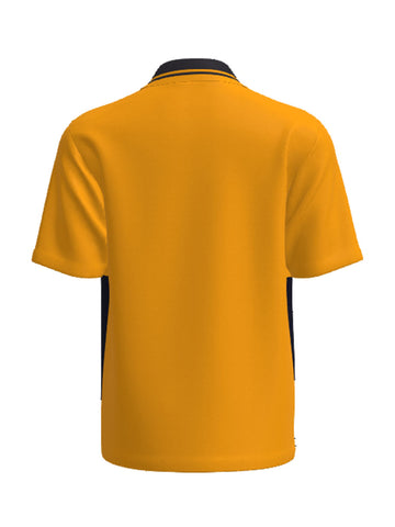 Unisex Adults Hi-Vis Polyface / Cotton Back Polo - S/S detail