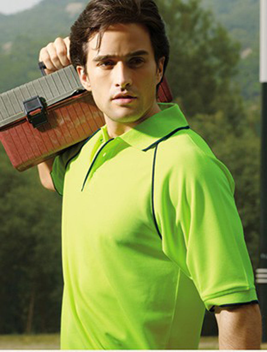 Unisex Adults Hi-Vis Breezeway Polo, Bocini