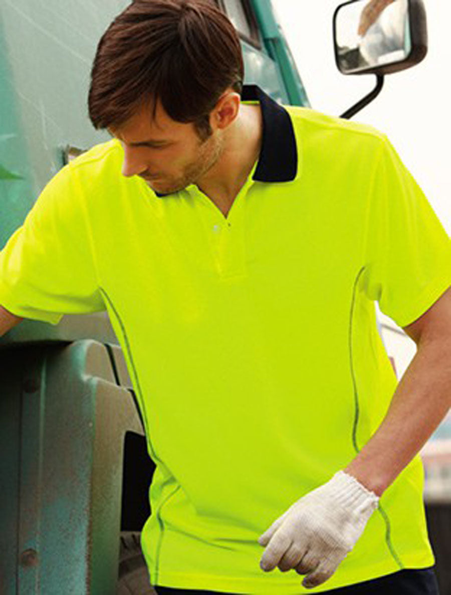 Unisex Adults Hi-Vis Stitch Essentials Polo, Bocini