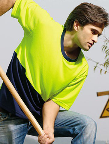 Unisex Adults Hi-Vis Safety Tee, Bocini