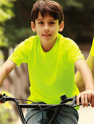 Kids Breezway Plain Round Neck Tee Shirt, Bocini