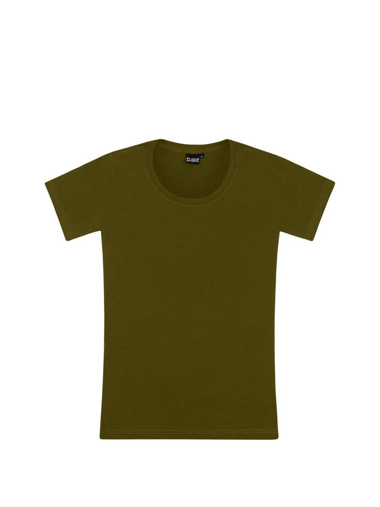 CLOKE - Silhouette Tee - Womens - T201-8