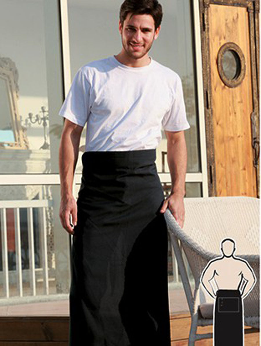 Contton Drill Continental Apron-With Pocket, Bocini