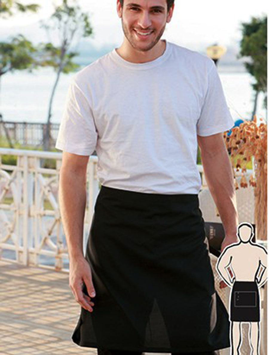 Cotton Drill Half Apron - No Pocket, Bocini
