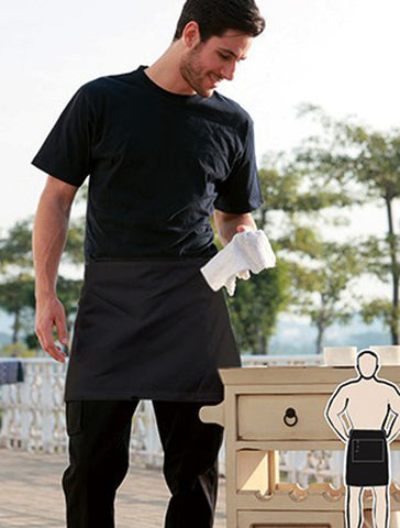 Polyester Drill Quarter Apron - With Pocket, Bocini