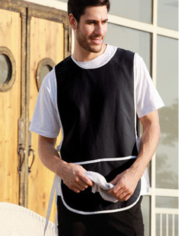 Polyester Drill Popover Apron - With Pocket, Bocini