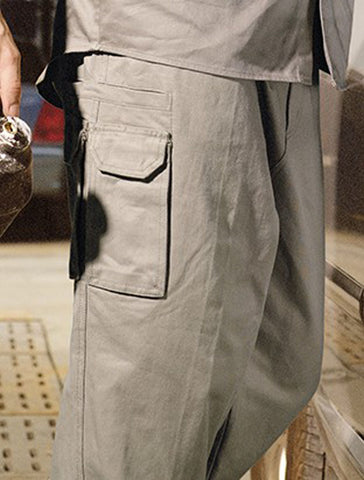 Unisex Adults Cotton Drill Cargo Pants, Bocini