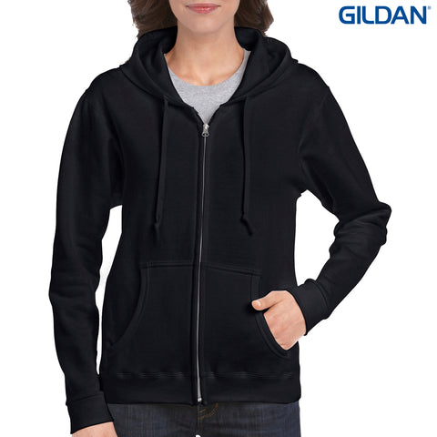 18600FL Gildan Heavy Blend Ladies’ Full Zip Hooded Sweatshirt