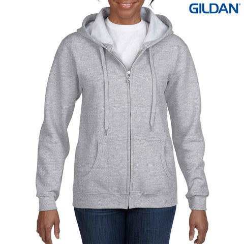 18600FL Gildan Heavy Blend Ladies’ Full Zip Hooded Sweatshirt