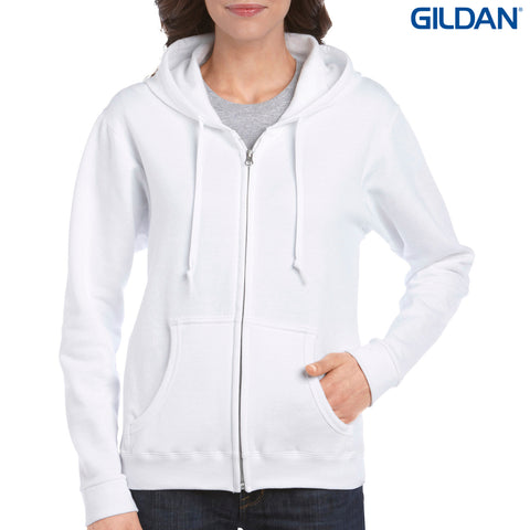 18600FL Gildan Heavy Blend Ladies’ Full Zip Hooded Sweatshirt