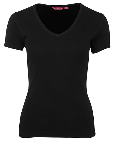 JB's  LADIES V NECK TEE -  1LV