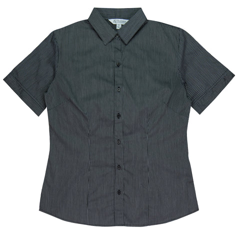 HENLEY LADY SHIRT SHORT SLEEVE - 2900S-Aussie Pacific