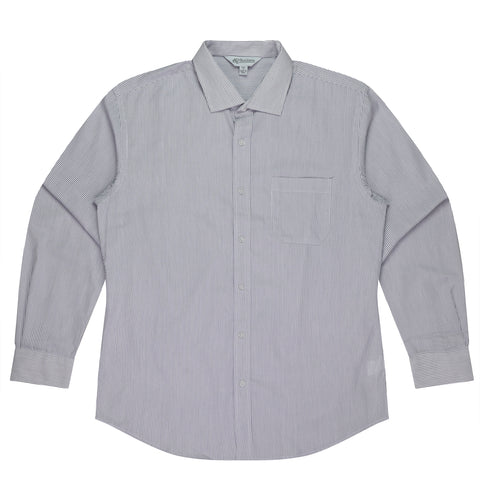 HENLEY MENS SHIRT LONG SLEEVE - 1900L-Aussie Pacific