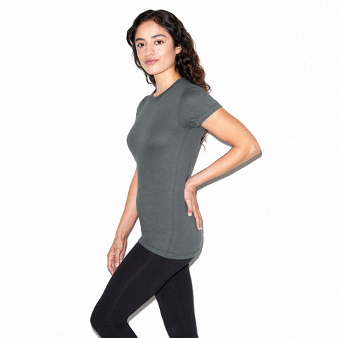 2102W American Apparel Ladies’ Fine Jersey Short Sleeve T-Shirt