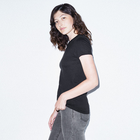 2102W American Apparel Ladies’ Fine Jersey Short Sleeve T-Shirt