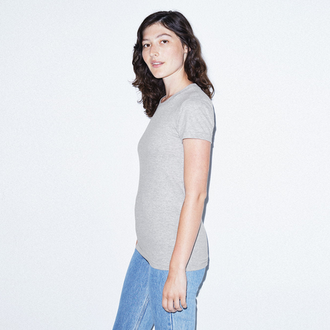 2102W American Apparel Ladies’ Fine Jersey Short Sleeve T-Shirt
