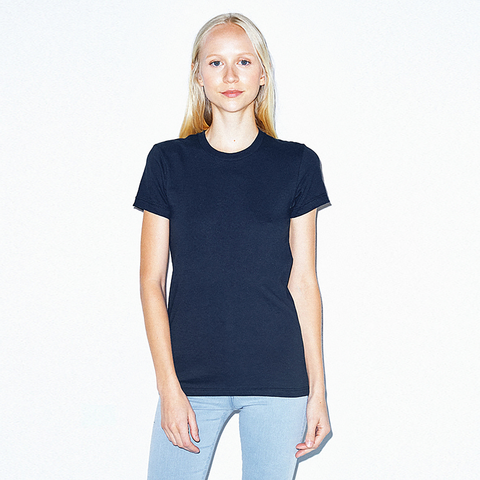 2102W American Apparel Ladies’ Fine Jersey Short Sleeve T-Shirt