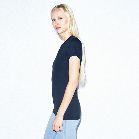 2102W American Apparel Ladies’ Fine Jersey Short Sleeve T-Shirt