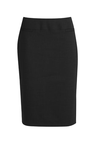 Womens Comfort Wool Stretch Relaxed Fit Lined Skirt-24011-biz-corporates
