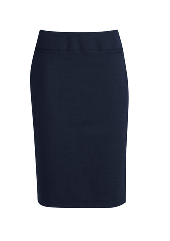 Womens Comfort Wool Stretch Relaxed Fit Lined Skirt-24011-biz-corporates