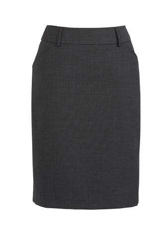Womens Comfort Wool Stretch Multi-Pleat Skirt-24015-biz-corporates